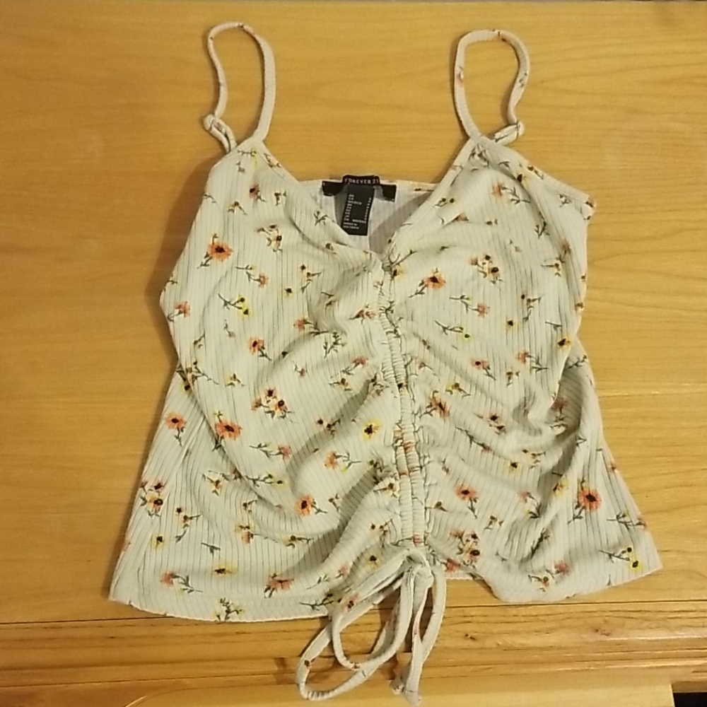 Floral crop top